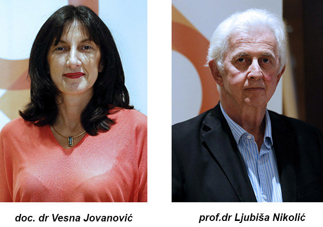 Autori dr sci i doc. dr Vesna Jovanović, Prof.dr Ljubiša Nikolić